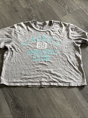 'Kindness Athletic Club' Gray Tee crop